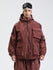 Gsou Snow Alpine Cruiser Fleece Oversize Baggy Snowboardjacke für Herren