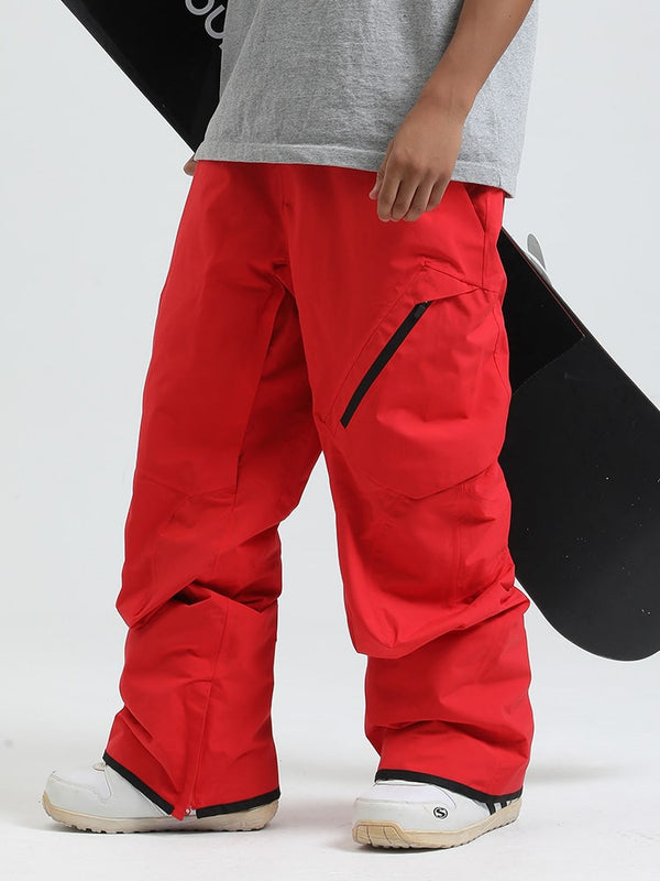 Gsou Snow All-Terrain Peak Performance Freestyle Cargo-Schneehose für Herren