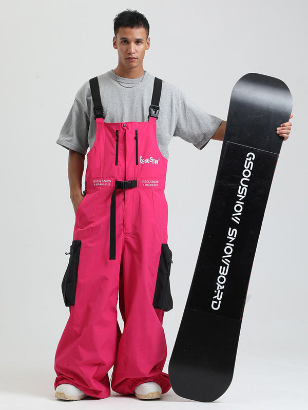 Gsou Snow Alpine Freestyle Extra-Baggy Skihose für Herren
