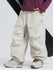 Gsou Snow Urban Slope Damen-Schneehose mit Knieflex-Cargotaschen und weitem Bein