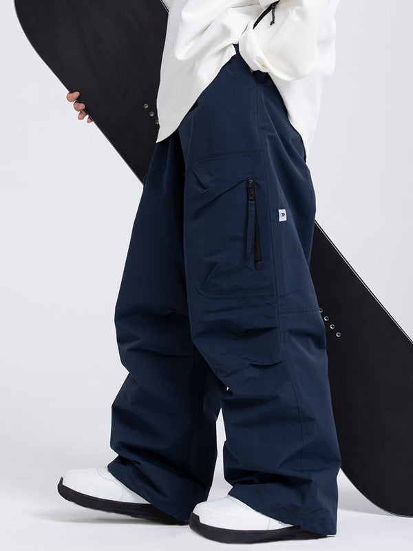 Herren-Skihose „Mountain Expedition“ mit weitem Sitz und seitlichen Cargotaschen