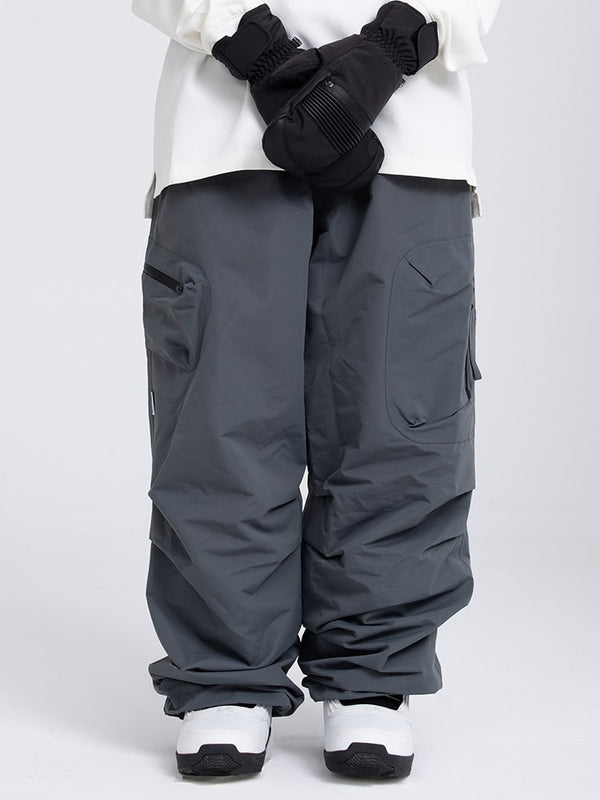 Damen-Skihose „Mountain Expedition“ mit weitem Sitz und seitlichen Cargotaschen
