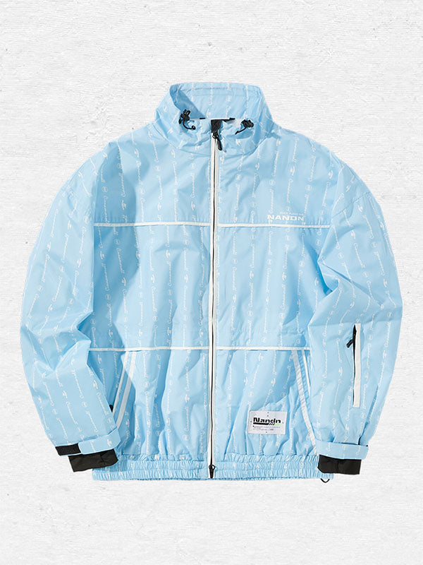 Damen-Snowboardjacke mit Nandn-Print