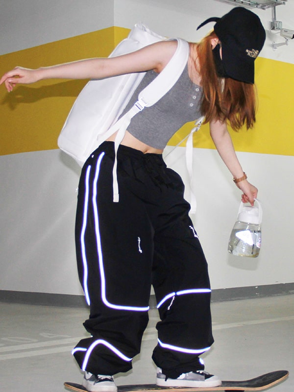 Geight Flyflow Light Reflective Mountain Pro Baggy Schneehose für Damen