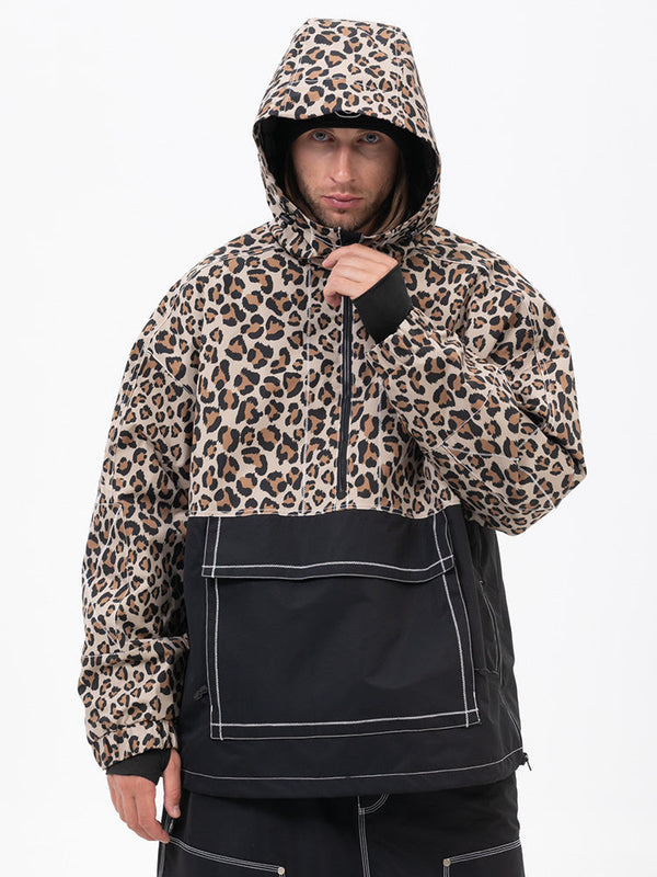 Men's All Season Mountain Vibe Streetstorm Pullover Camo Snowboard Jacket