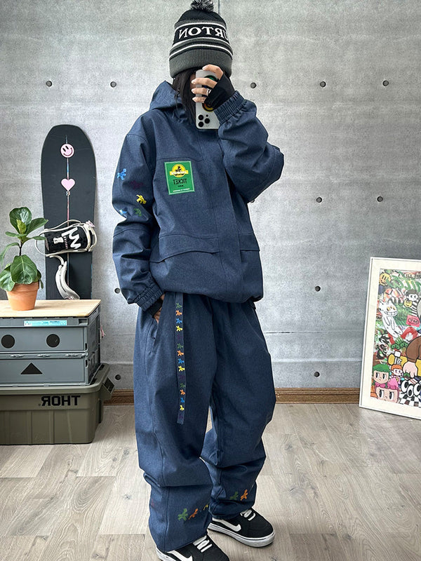 John Snow Street Fusion WIP Baggy Cargo Schneeanzug für Damen