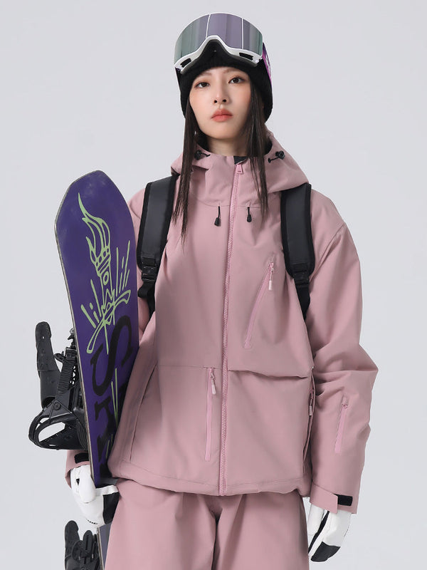 Women's Searipe Durable Mountain Rider All-Weather Baggy Snow Jacket