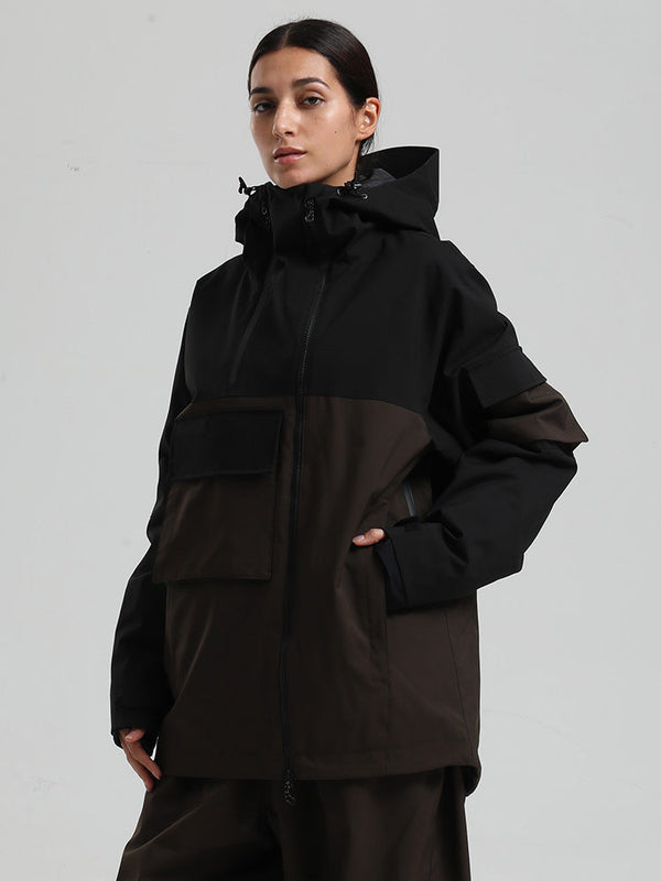 Gsou Snow Terrain Flow FlexZip Hybrid Cargo Snowboardjacke für Damen