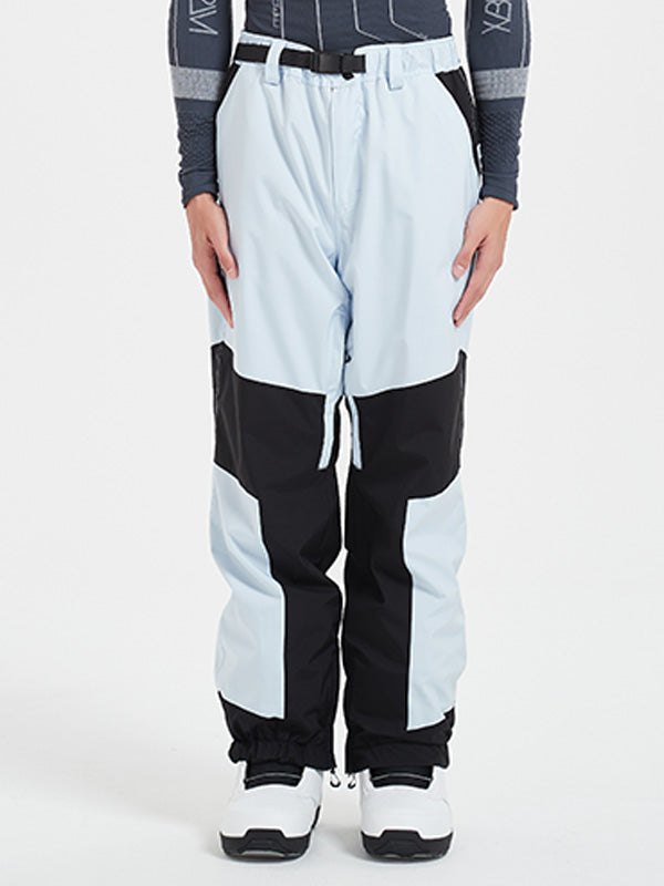 Mountain Pro Herren-Snowboardhose, wasserdicht, zweifarbig, mit Einsätzen