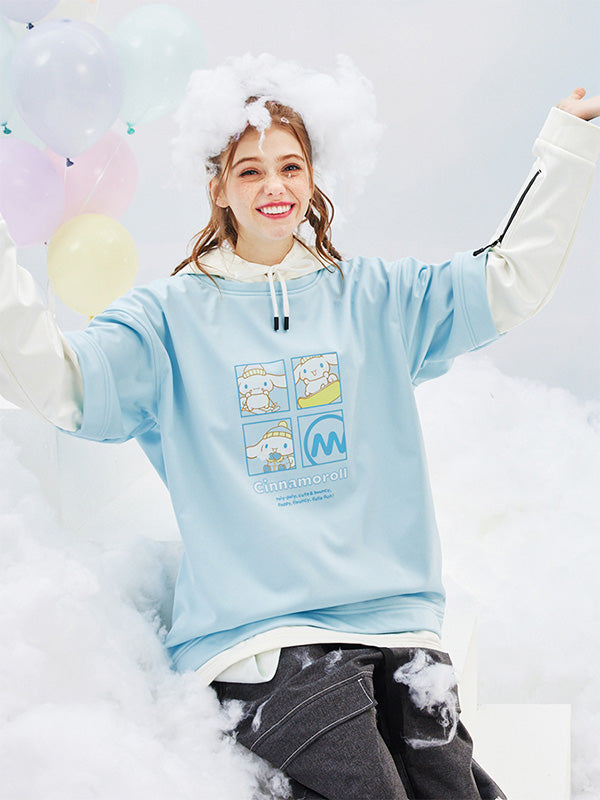 Nandn x Hello Kitty Snowboard-Hoodie für Herren