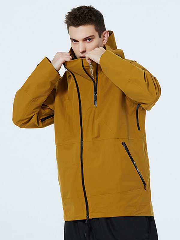 Herren-Schneejacke SnowGuard mit Isolierung und zwei Reißverschlüssen