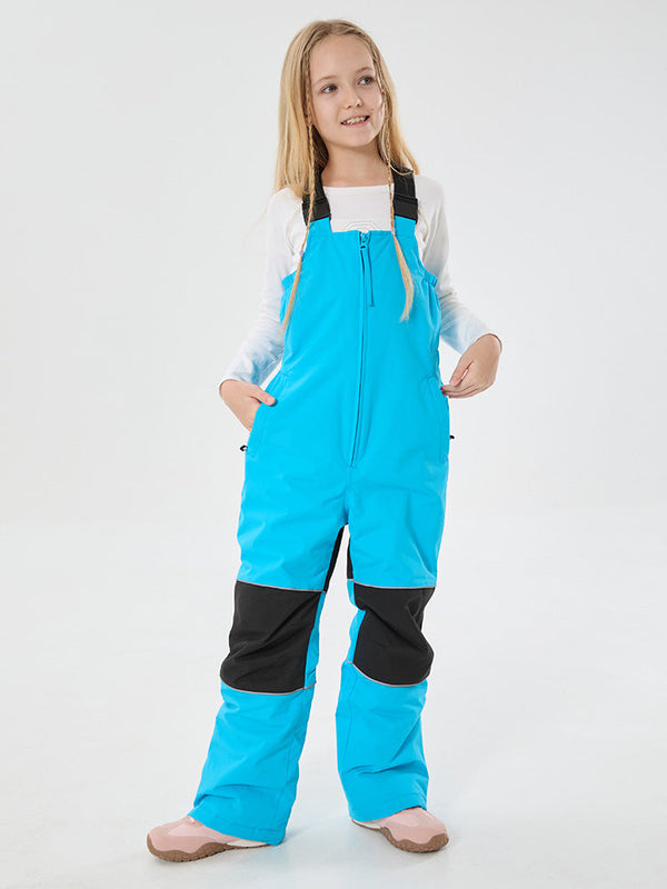Mädchen Winter Trek Light Reflektierende Knieschützer Wasserdichte Isolierte Schneelatzhose