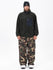 Men's Faux Sherpa Full-Zip Fleece & Double Knee Freestyle Baggy Snow Pants