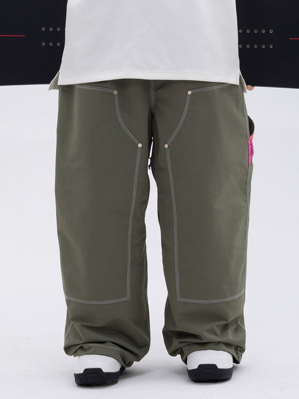 Men's Urban Street Style Freerider Baggy Snow Pants