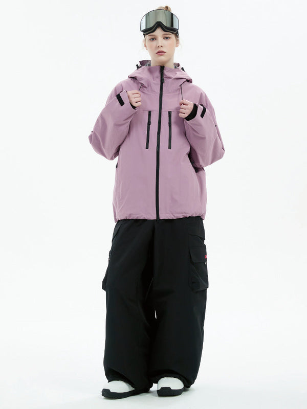Strapazierfähiger Mountain Pro Allwetter-Thermo-Schneeanzug für Damen, 3-lagig