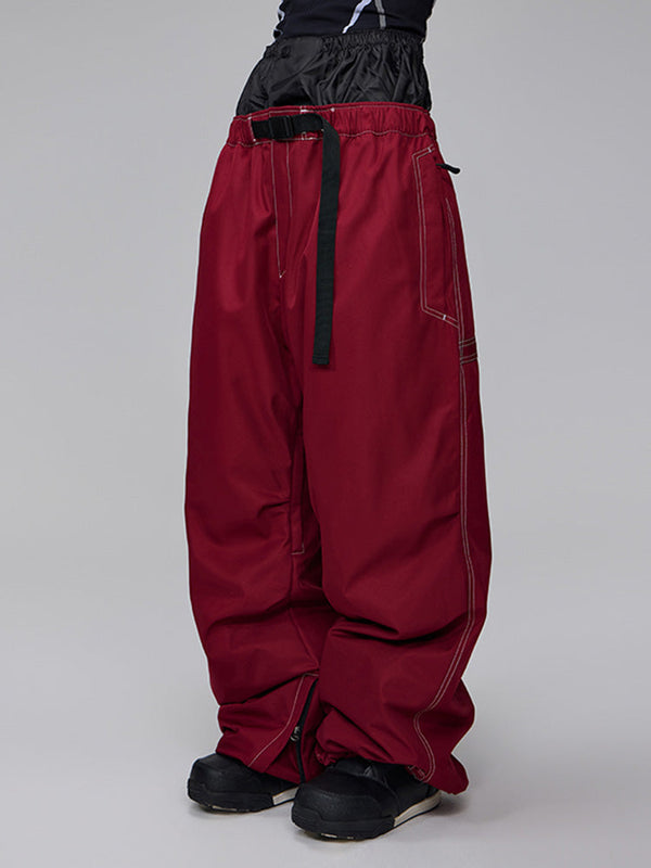 Herren Mountain Freerider Freestyle Snowboard Denim Jeans Baggy Snow Pants