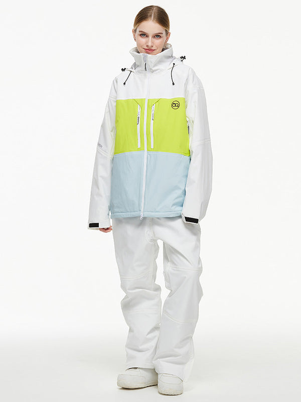 Arctic Queen Mountain Windbreaker Thermo-Schneeanzug für Damen mit Latzhose