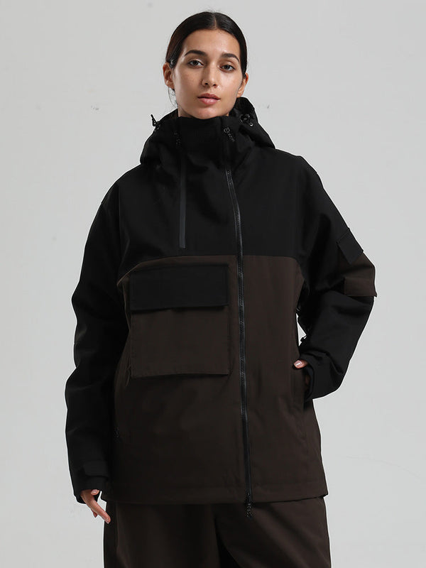 Gsou Snow Terrain Flow FlexZip Hybrid Cargo Snowboardjacke für Damen