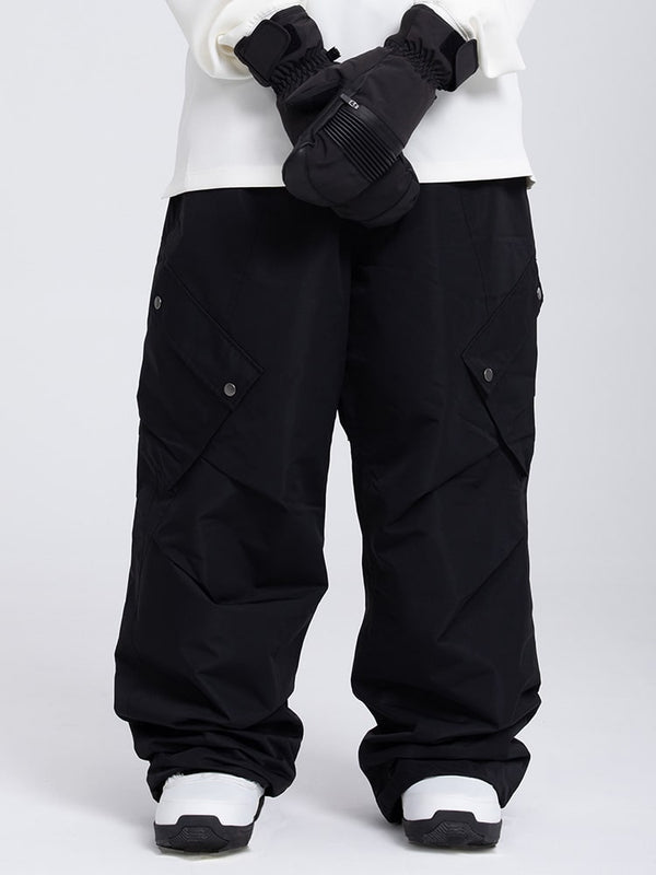 Mountain Chill Damen-Skihose im Baggy-Stil mit 2 praktischen Cargotaschen