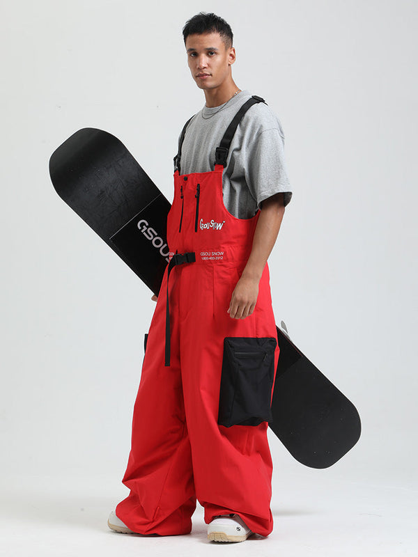 Gsou Snow Alpine Freestyle Extra-Baggy Skihose für Herren