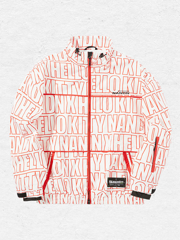 Herren-Snowboardjacke mit Nandn-Print