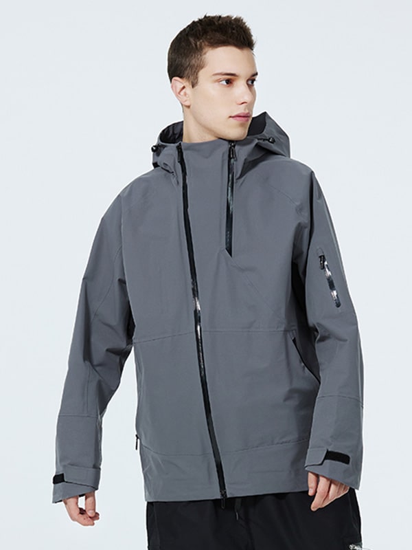 Herren-Schneejacke SnowGuard mit Isolierung und zwei Reißverschlüssen