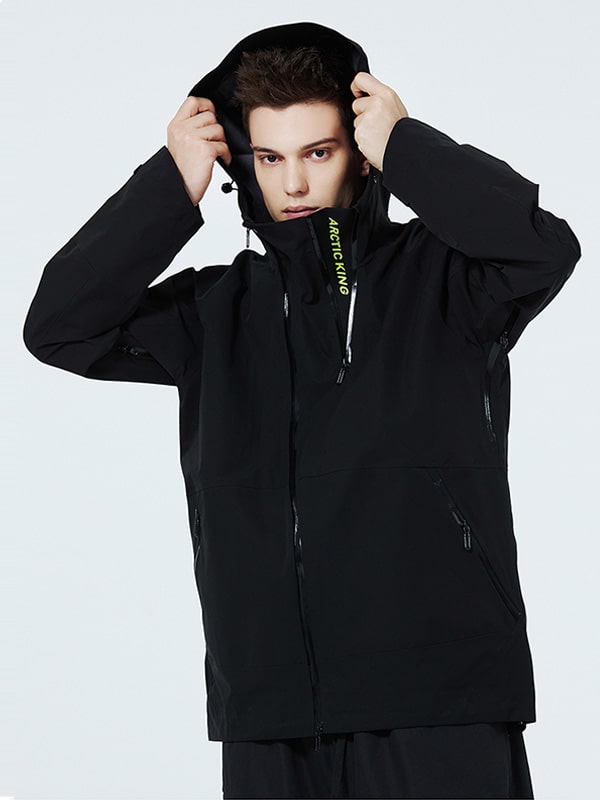 Herren-Schneejacke SnowGuard mit Isolierung und zwei Reißverschlüssen