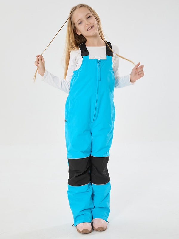 Mädchen Winter Trek Light Reflektierende Knieschützer Wasserdichte Isolierte Schneelatzhose