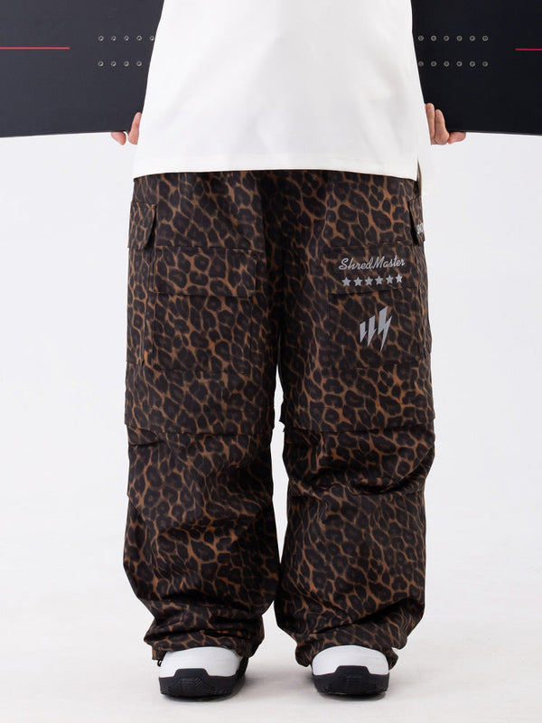 Damen Wild Soul Steeze Shred Master Baggy Street Cargo Camo Schneehose / Shorts