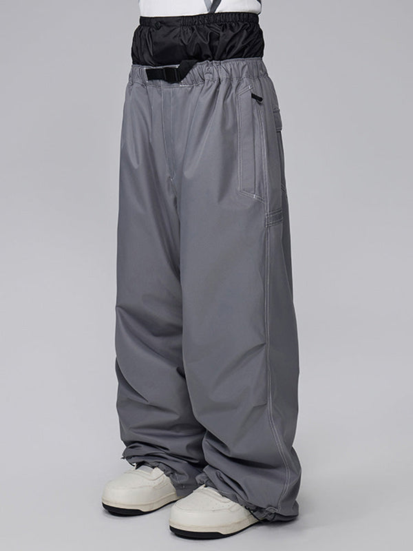 Herren Mountain Freerider Freestyle Snowboard Denim Jeans Baggy Snow Pants