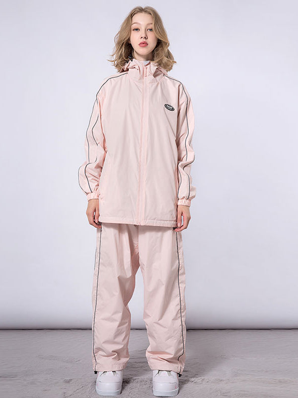 Dook Snow Track Stripe Snowboardjacke und -hose für Damen