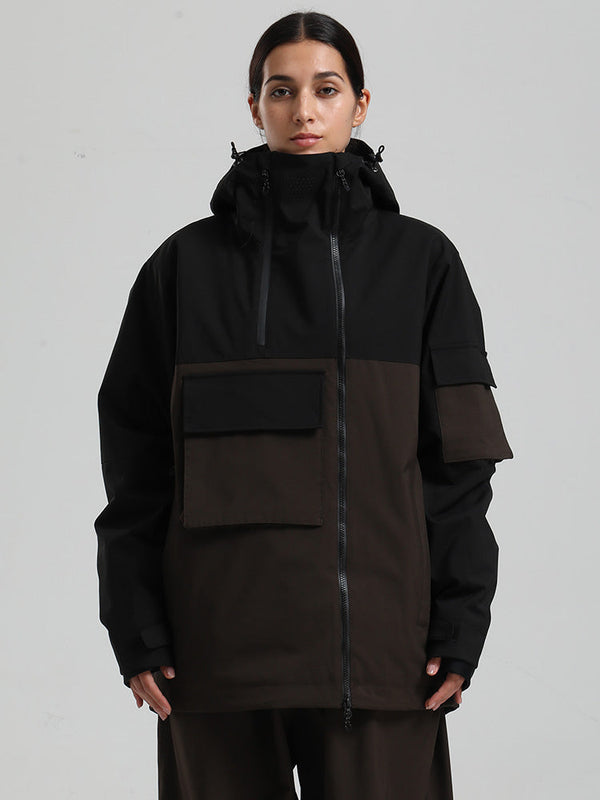 Women's Gsou Snow Terrain Flow FlexZip Hybrid Cargo Snowboard Jacket