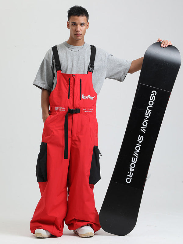 Gsou Snow Alpine Freestyle Extra-Baggy Skihose für Herren