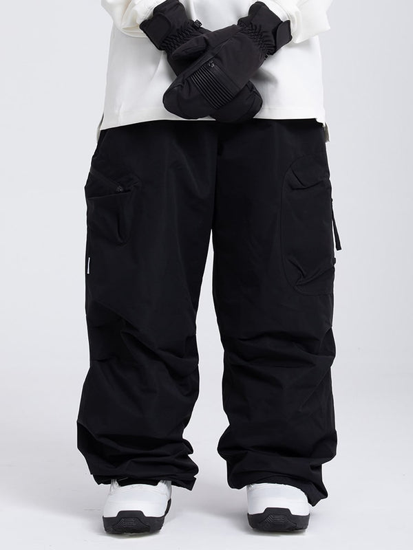 Damen-Skihose „Mountain Expedition“ mit weitem Sitz und seitlichen Cargotaschen