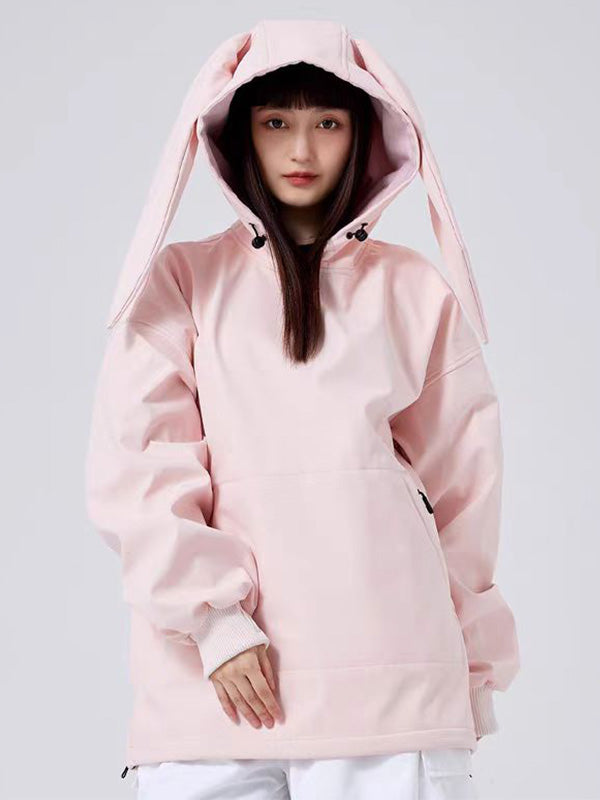 Dook Snow Iconic Rabbit Fleece-Hoodie für Damen