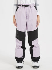 Wasserdichte zweifarbige Snowboardhose von Mountain Pro für Damen