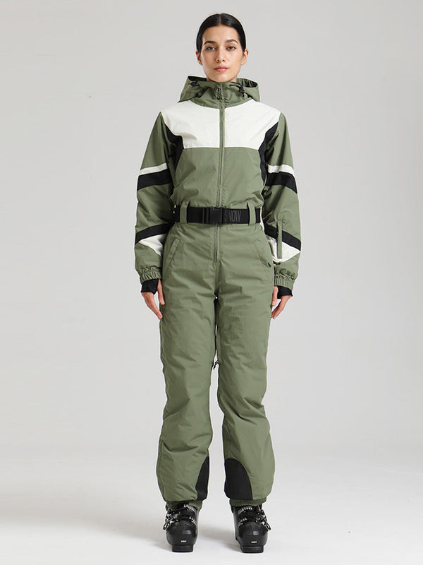 Gsou Snow ChillTrack Classic Retro Skianzug für Damen – Vintage-Skioutfits der 80er Jahre