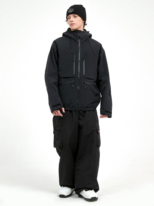 Strapazierfähiger Herren-Schneeanzug von Steeze HypeShred, Baggy Utility Cargo