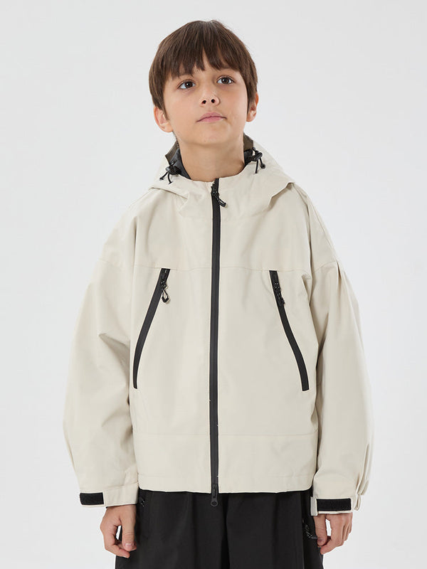 Jungen Schneejacke mit Hasenohren, wasserdicht, wärmend, mit Kapuze