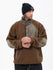 Men's Mountain-Ready Faux Sherpa Adventure Pullover Warm Fleece Sweater
