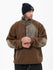 Herren-Abenteuerpullover aus Kunst-Sherpa-Fleece, warm und wetterfest für die Berge