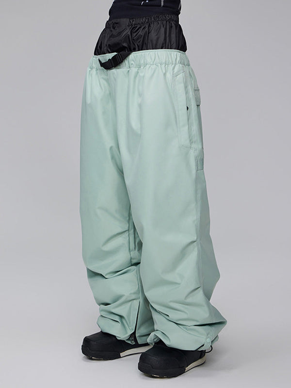 Damen Mountain Freerider Freestyle Snowboard Denim Jeans Baggy Snow Pants