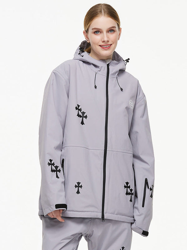 Arctic Queen Schneeflocken-Prinzessinnen-Fantasy-Schneejacke für Damen