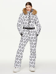 Arctic Queen Winter Fantasy Ganzkörper-Skioverall für Damen