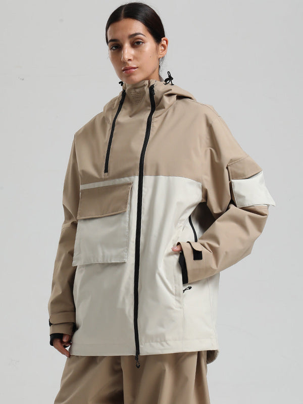 Women's Gsou Snow Terrain Flow FlexZip Hybrid Cargo Snowboard Jacket