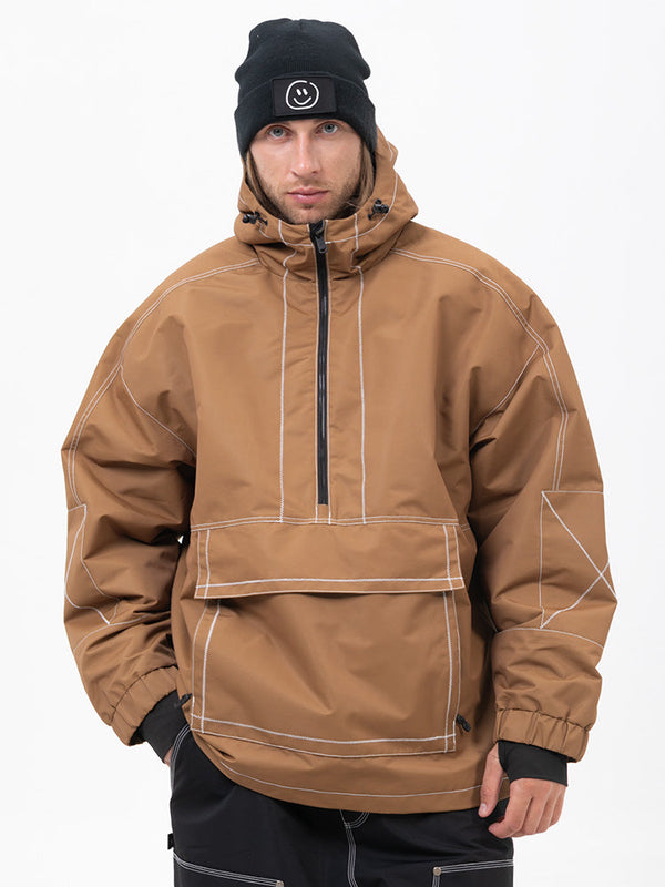 Men's All Season Mountain Vibe Streetstorm Pullover Camo Snowboard Jacket