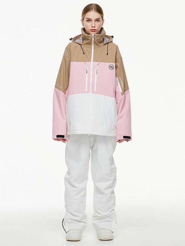 Arctic Queen Mountain Windbreaker Thermo-Schneeanzug für Damen mit Latzhose