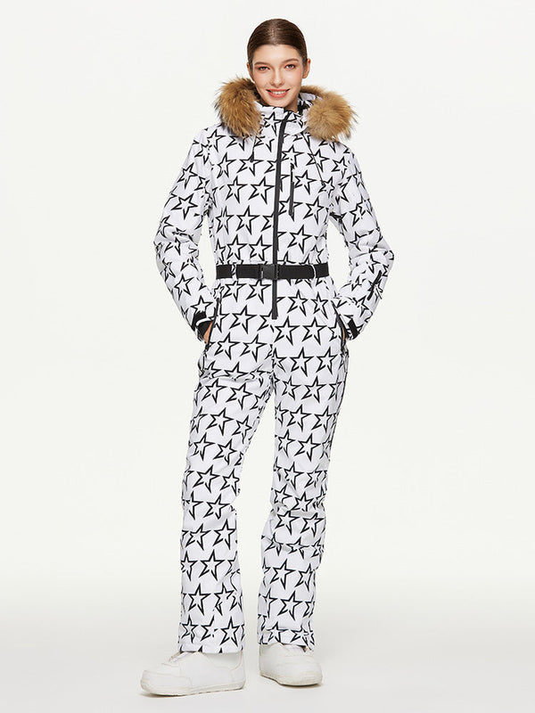 Arctic Queen Winter Fantasy Ganzkörper-Skioverall für Damen