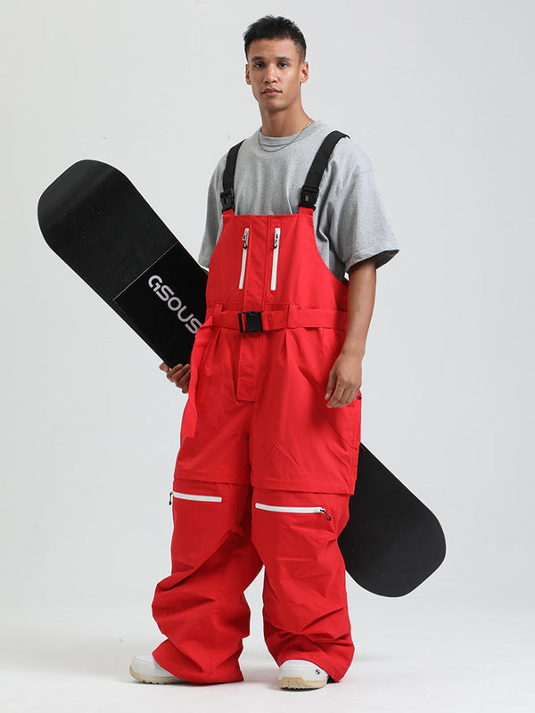 Men's Gsou Snow Mountain Chill Freestyle Baggy Snowboard Bibs
