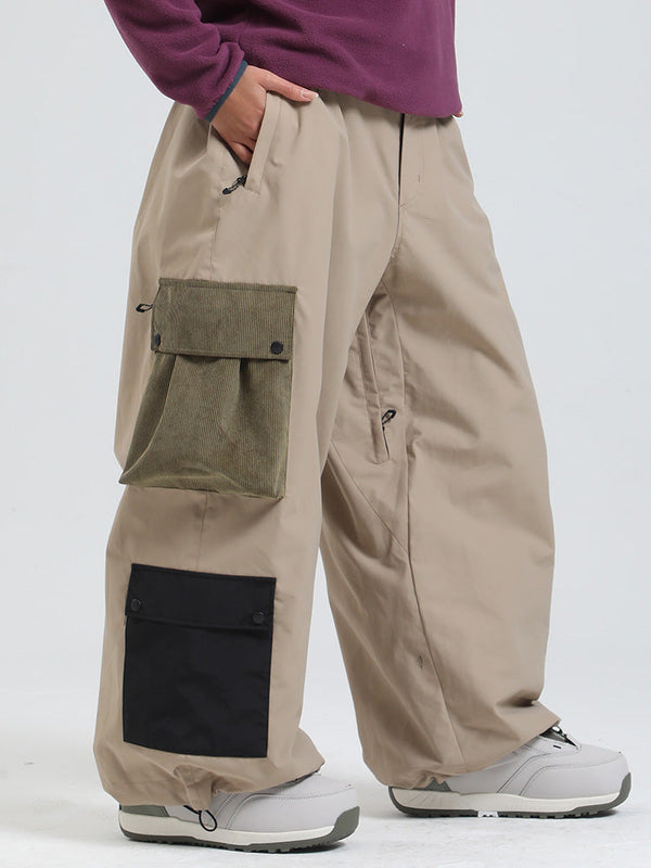 Gsou Snow Powder Chaser Oversized Baggy Snowboardhose für Damen